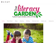 Tablet Screenshot of literacygarden.com